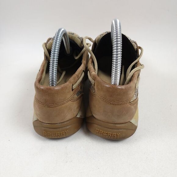 SPERRY TOP SIDER leather leopard Lenin sequin loafers shoes Size 7M - Picture 6 of 10